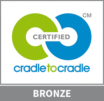 Cradle-to-cradle bronze logo